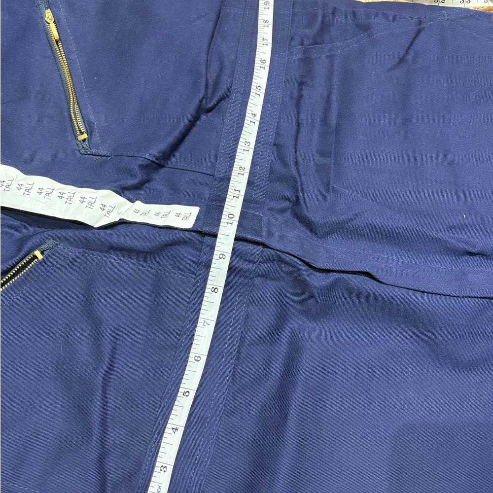 Walls NWT Coveralls Mechanic Jumpsuit Navy Blue Short Sleeve Sz 44 L Flight Suit - Picture 7 of 9